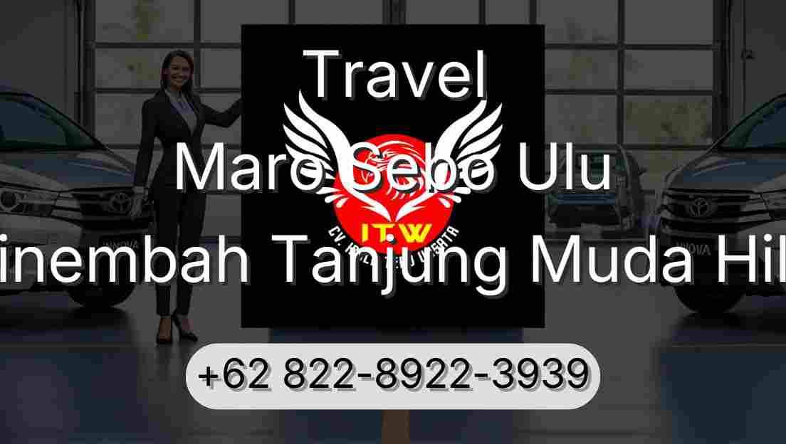 Travel Maro Sebo Ulu Sinembah Tanjung Muda Hilir