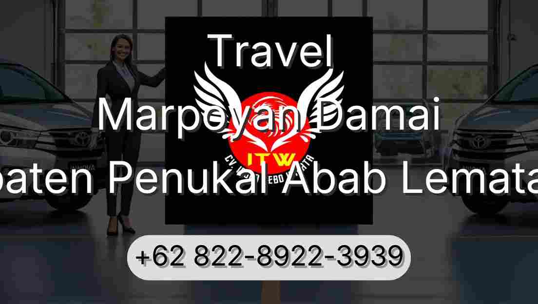 Travel Marpoyan Damai Kabupaten Penukal Abab Lematang Ilir