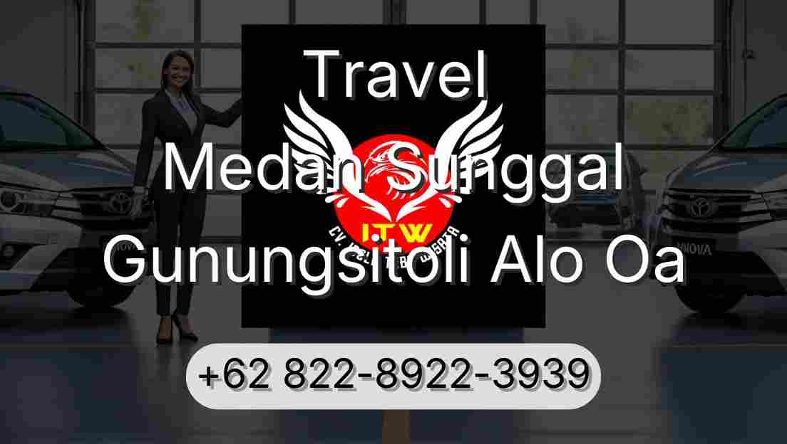 Travel Medan Sunggal Gunungsitoli Alo Oa