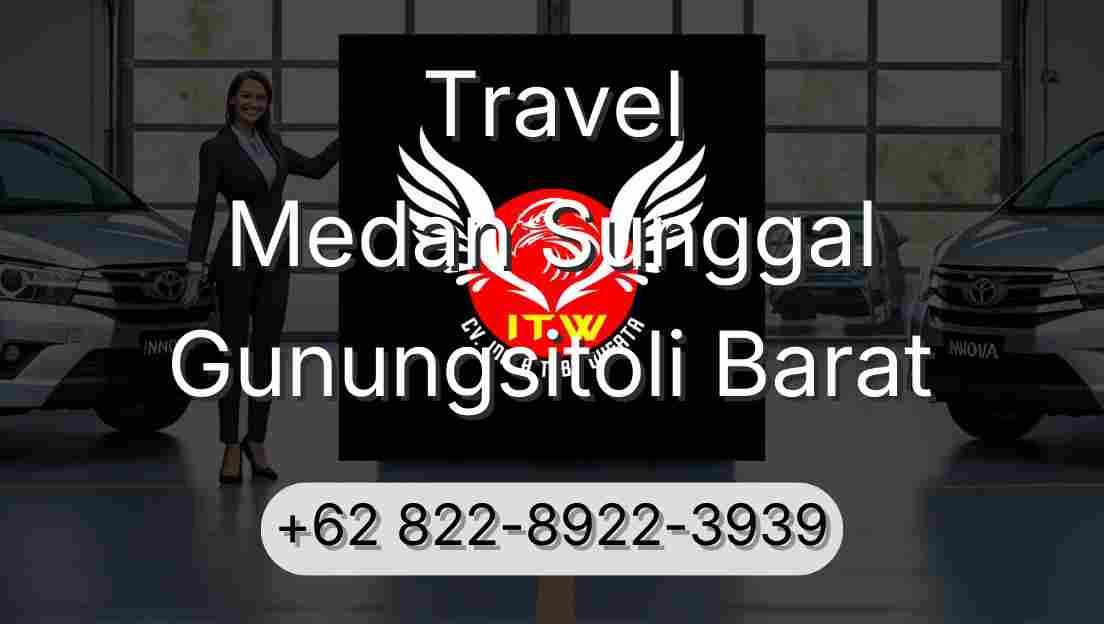 Travel Medan Sunggal Gunungsitoli Barat