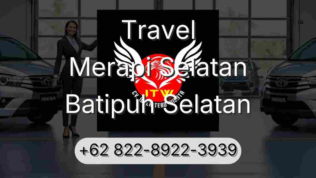 Travel Merapi Selatan Batipuh Selatan
