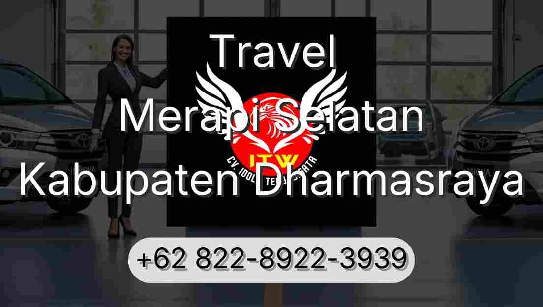 Travel Merapi Selatan Kabupaten Dharmasraya