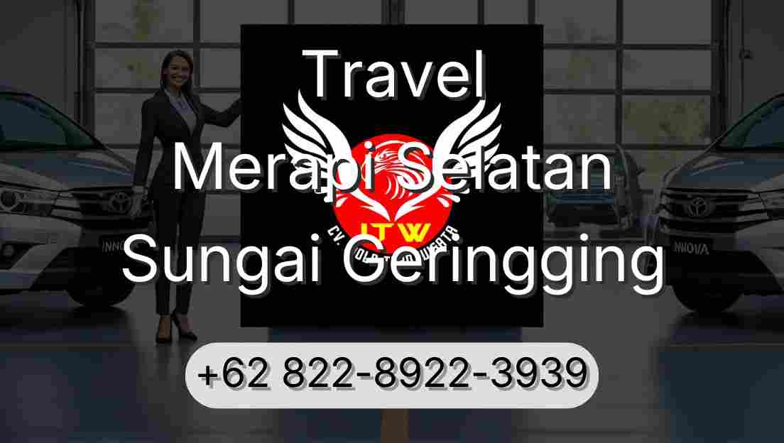Travel Merapi Selatan Sungai Geringging
