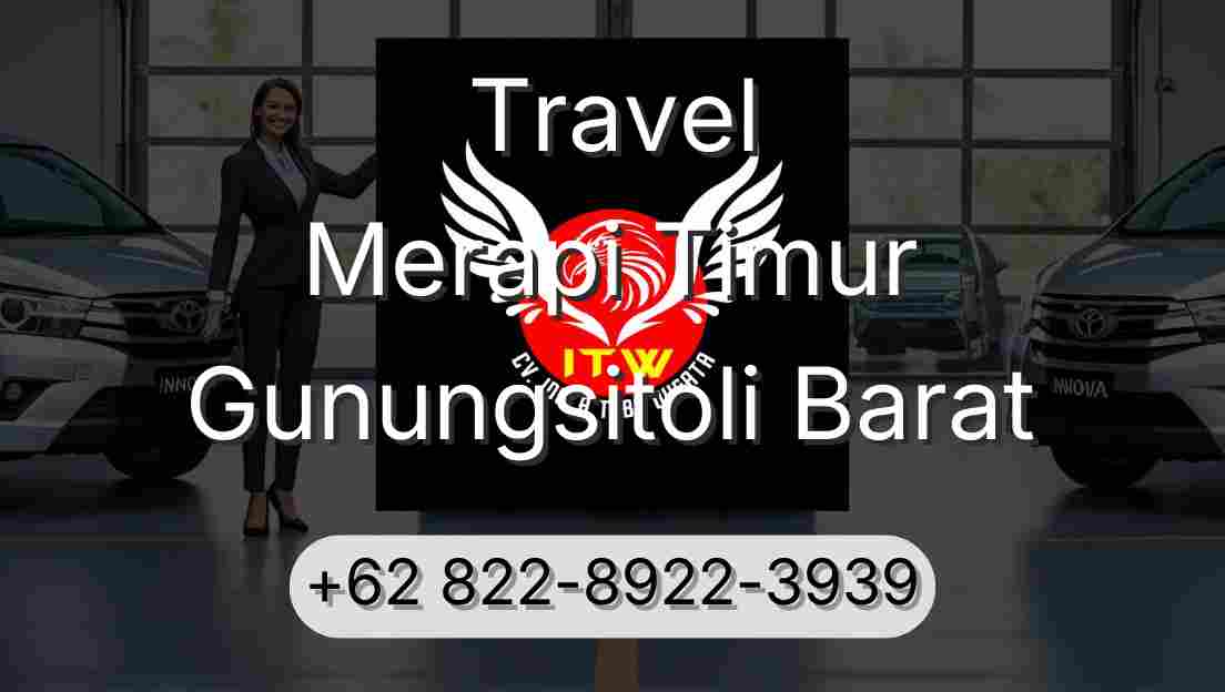 Travel Merapi Timur Gunungsitoli Barat