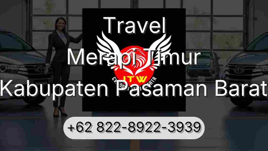 Travel Merapi Timur Kabupaten Pasaman Barat