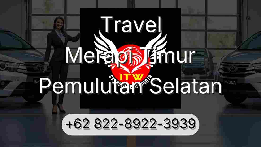 Travel Merapi Timur Pemulutan Selatan