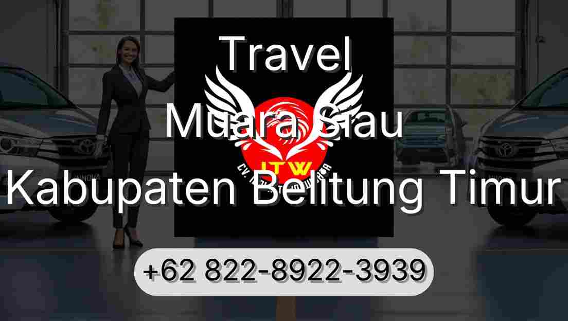 Travel Muara Siau Kabupaten Belitung Timur