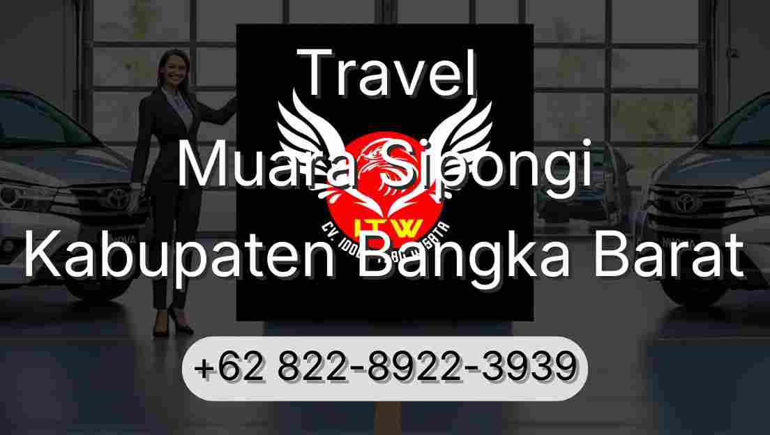 Travel Muara Sipongi Kabupaten Bangka Barat