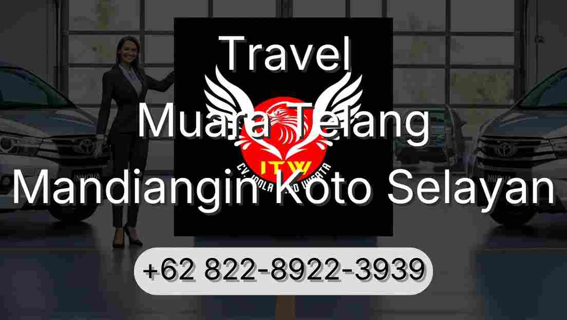 Travel Muara Telang Mandiangin Koto Selayan