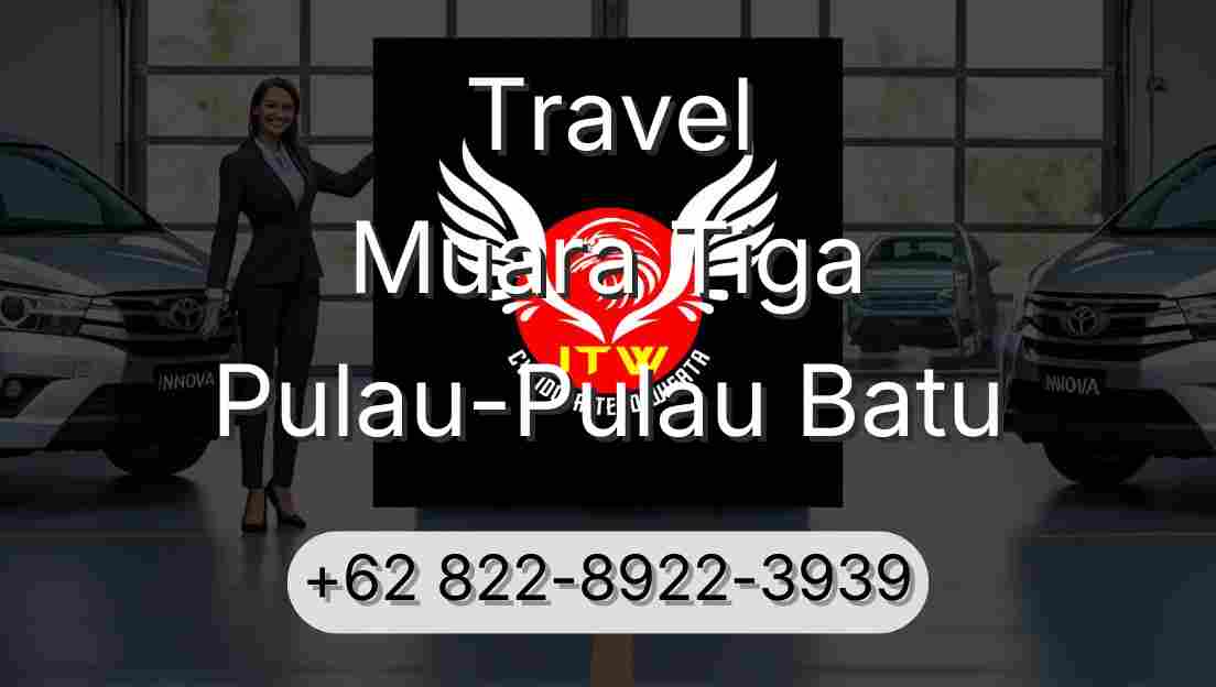 Travel Muara Tiga Pulau-Pulau Batu