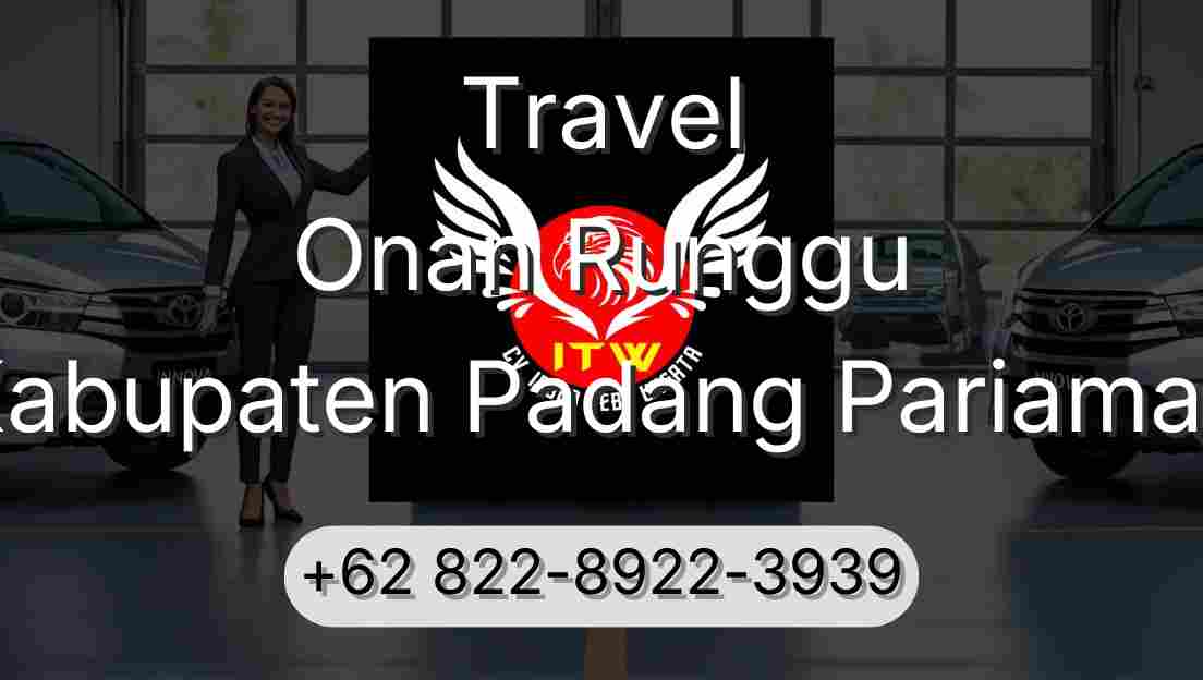Travel Onan Runggu Kabupaten Padang Pariaman