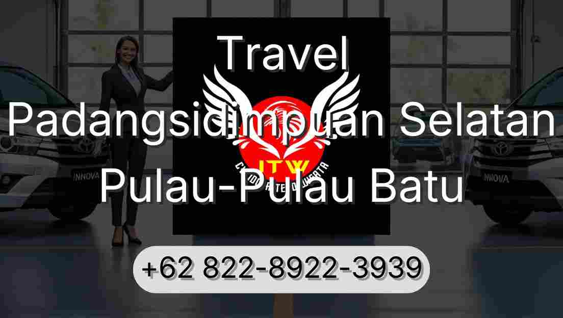 Travel Padangsidimpuan Selatan Pulau-Pulau Batu