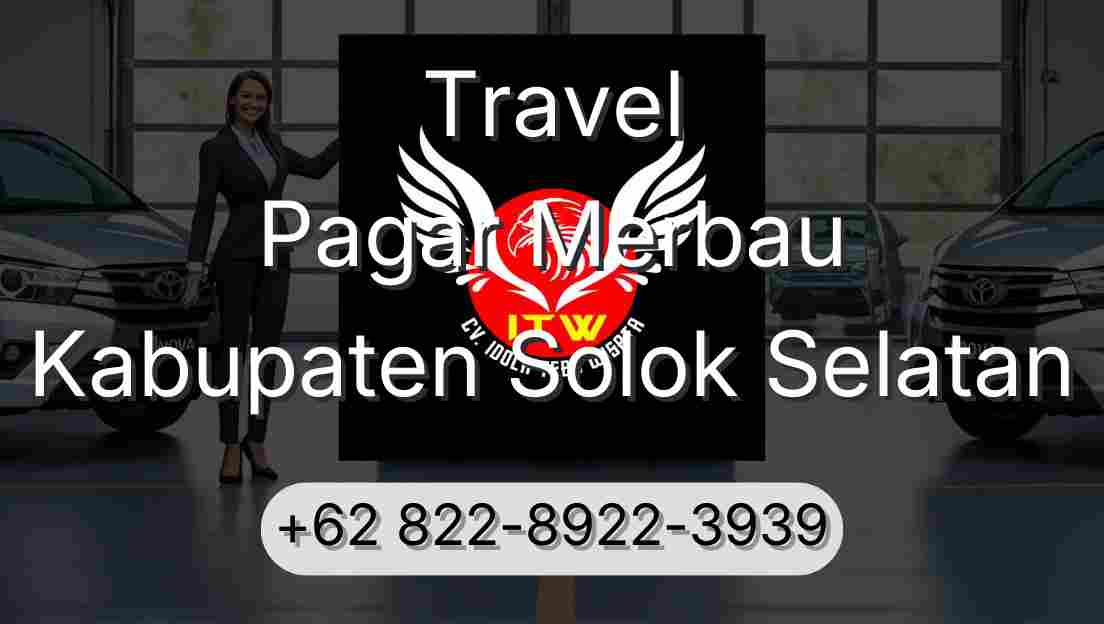 Travel Pagar Merbau Kabupaten Solok Selatan