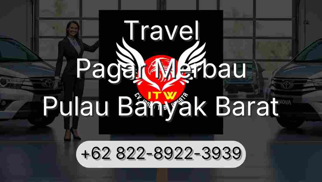 Travel Pagar Merbau Pulau Banyak Barat