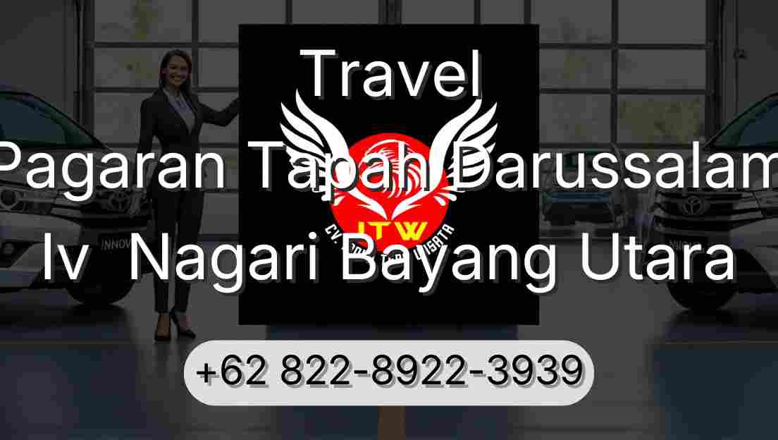 Travel Pagaran Tapah Darussalam Iv  Nagari Bayang Utara