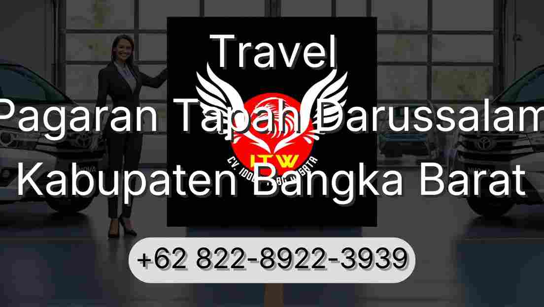 Travel Pagaran Tapah Darussalam Kabupaten Bangka Barat