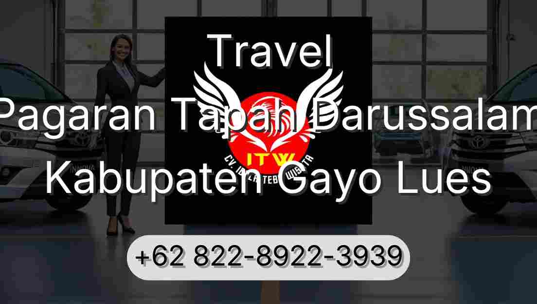 Travel Pagaran Tapah Darussalam Kabupaten Gayo Lues