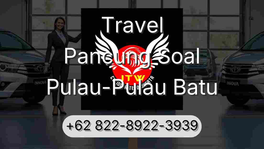 Travel Pancung Soal Pulau-Pulau Batu