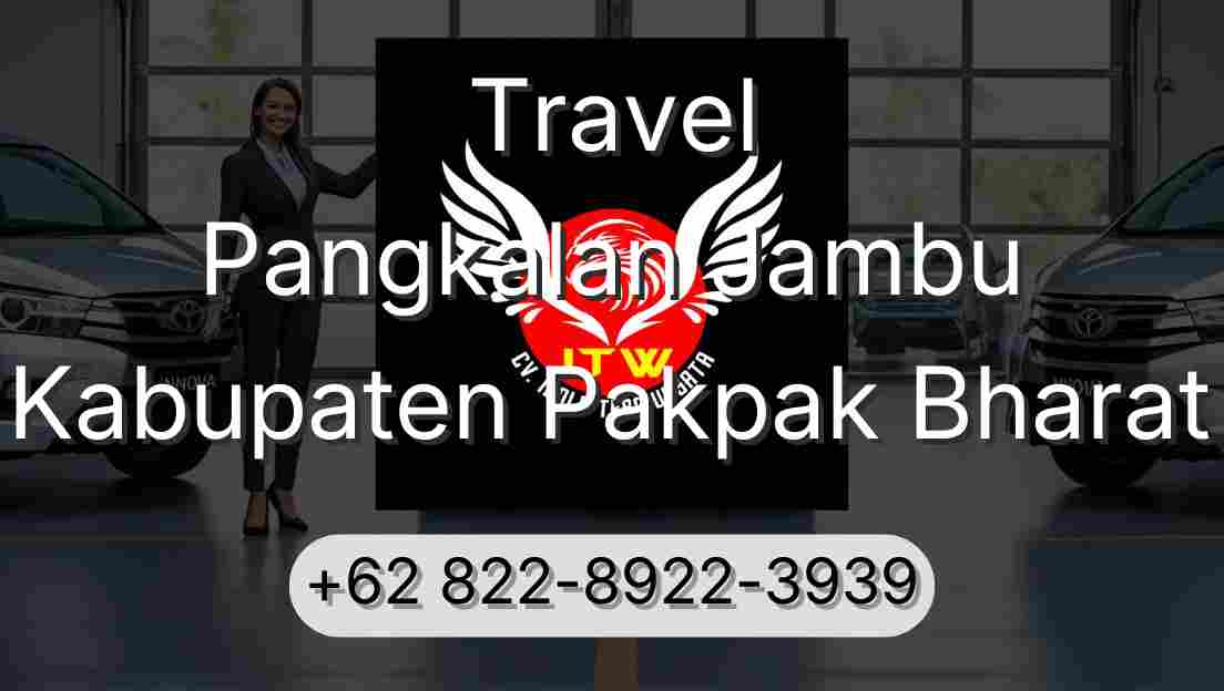 Travel Pangkalan Jambu Kabupaten Pakpak Bharat