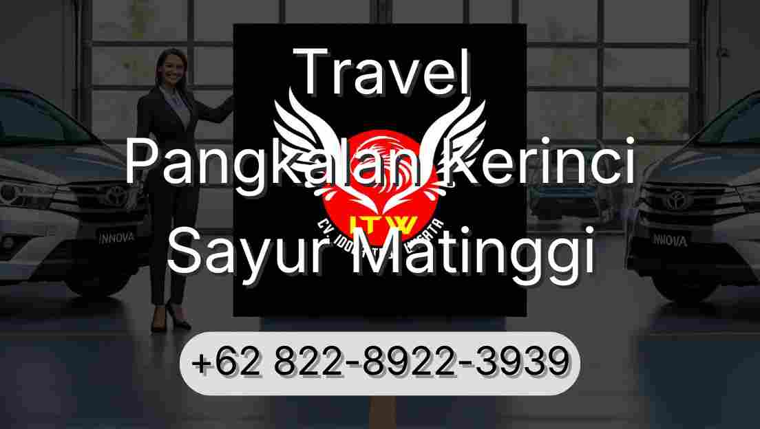 Travel Pangkalan Kerinci Sayur Matinggi