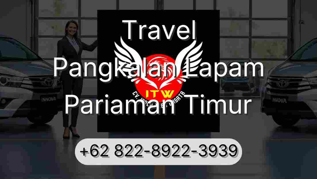 Travel Pangkalan Lapam Pariaman Timur