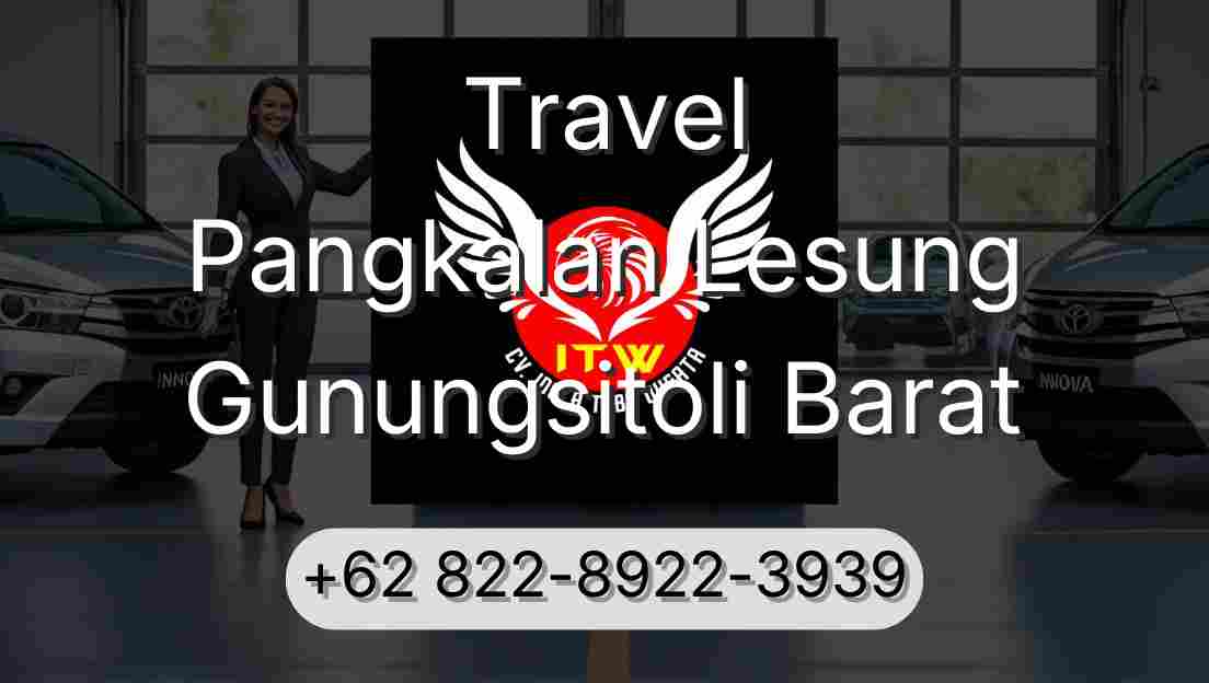 Travel Pangkalan Lesung Gunungsitoli Barat