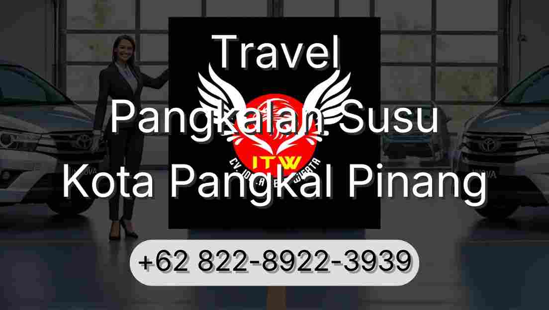 Travel Pangkalan Susu Kota Pangkal Pinang