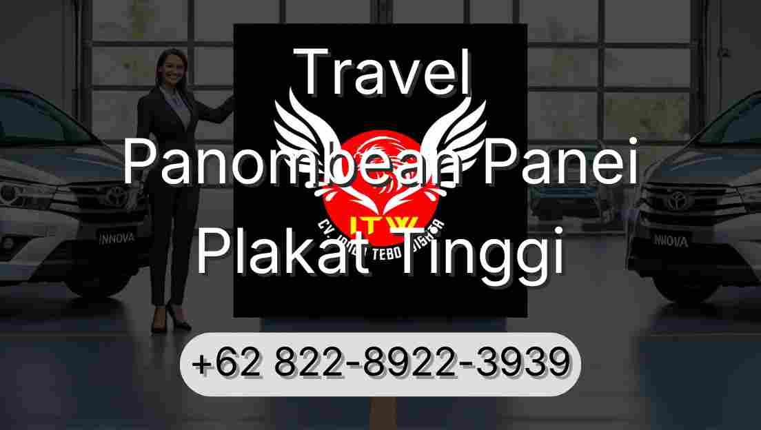 Travel Panombean Panei Plakat Tinggi