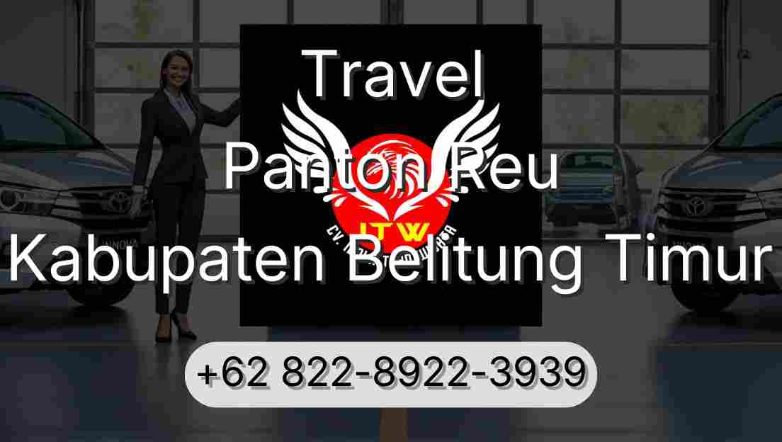 Travel Panton Reu Kabupaten Belitung Timur