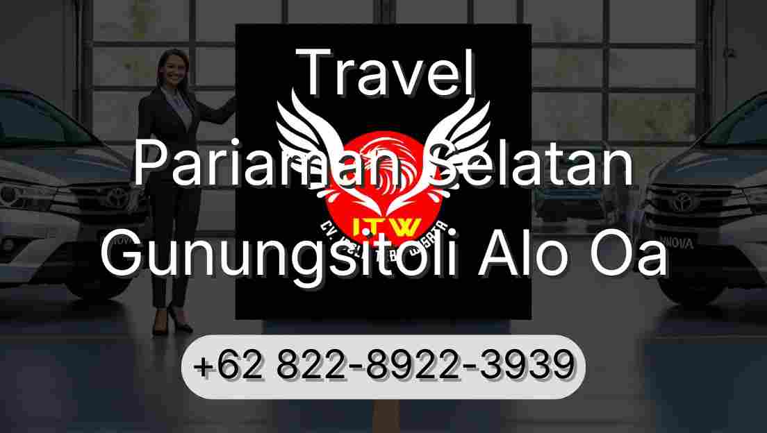 Travel Pariaman Selatan Gunungsitoli Alo Oa