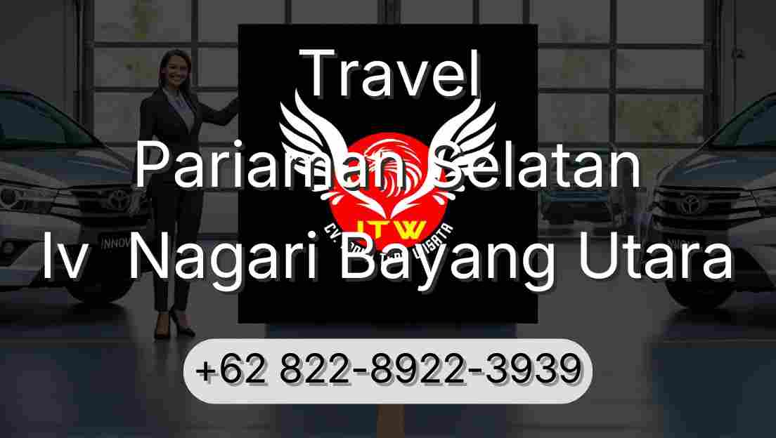 Travel Pariaman Selatan Iv  Nagari Bayang Utara