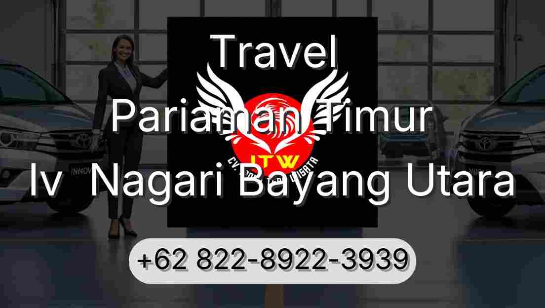 Travel Pariaman Timur Iv  Nagari Bayang Utara
