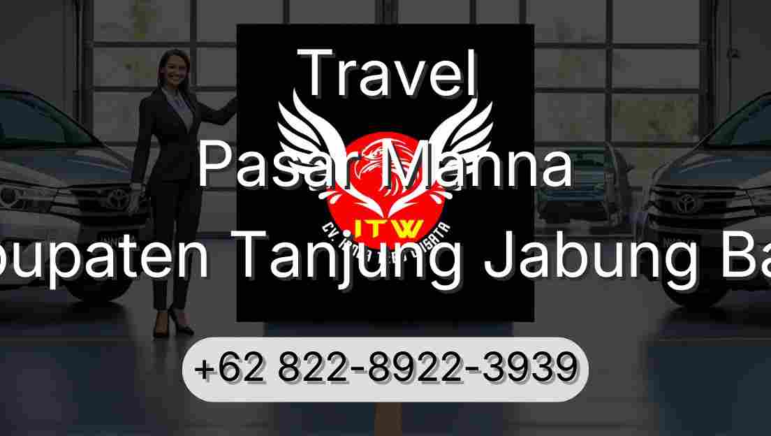Travel Pasar Manna Kabupaten Tanjung Jabung Barat