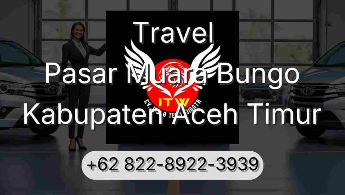 Travel Pasar Muara Bungo Kabupaten Aceh Timur