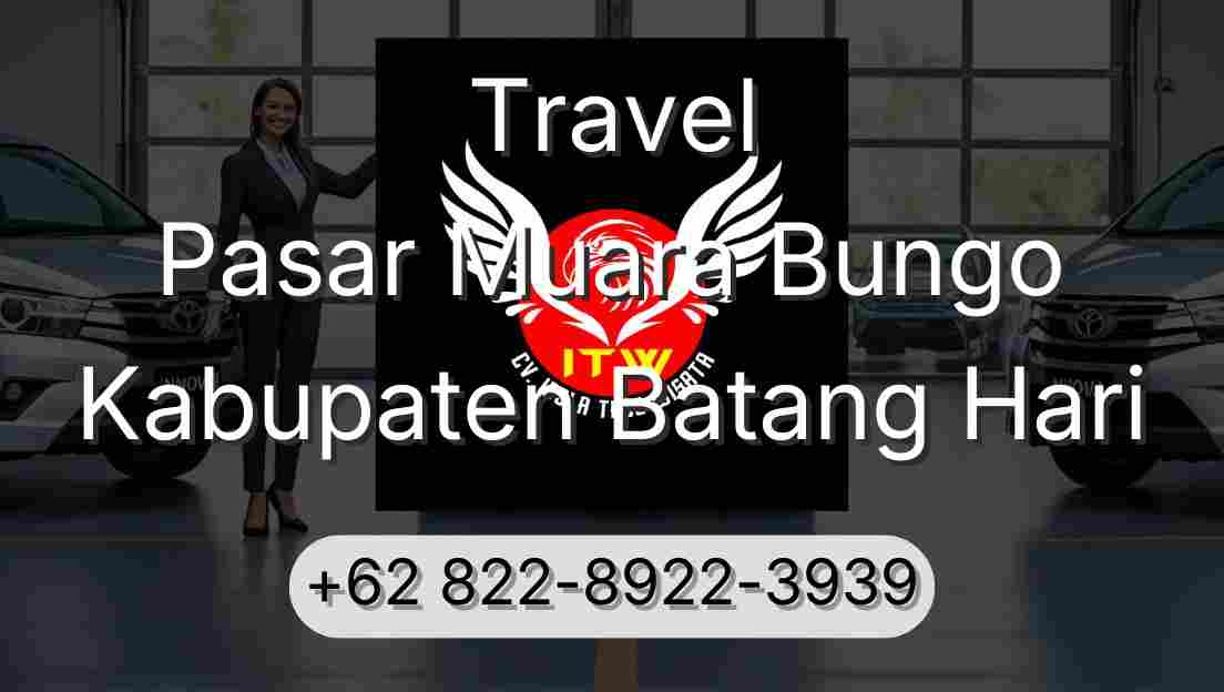 Travel Pasar Muara Bungo Kabupaten Batang Hari