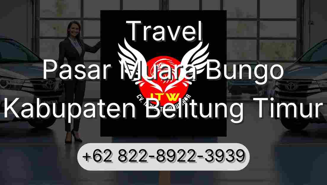 Travel Pasar Muara Bungo Kabupaten Belitung Timur