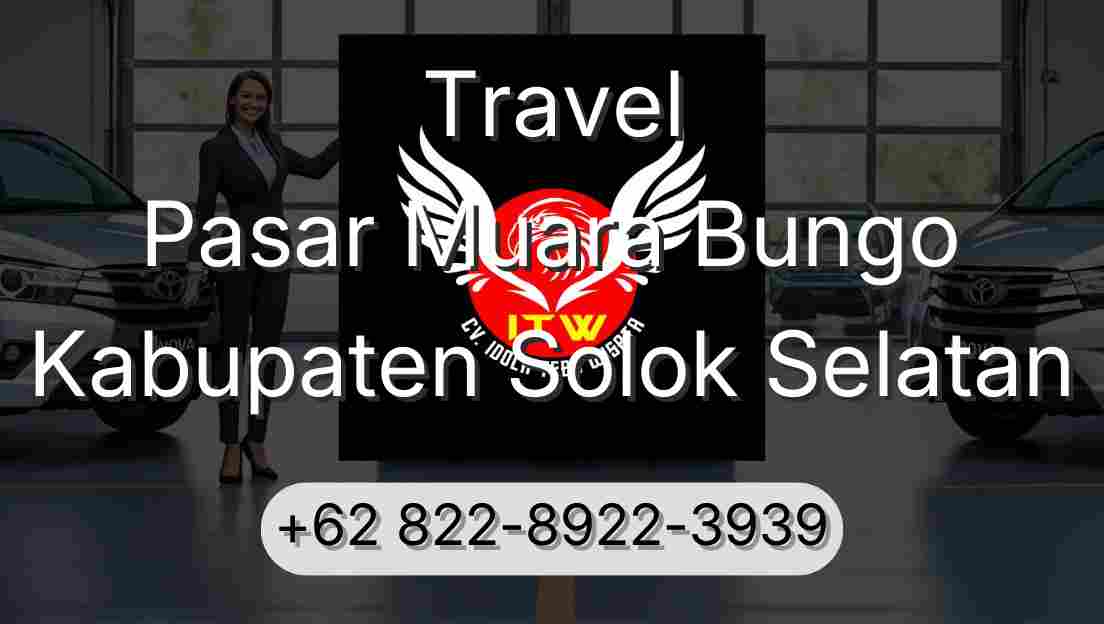 Travel Pasar Muara Bungo Kabupaten Solok Selatan
