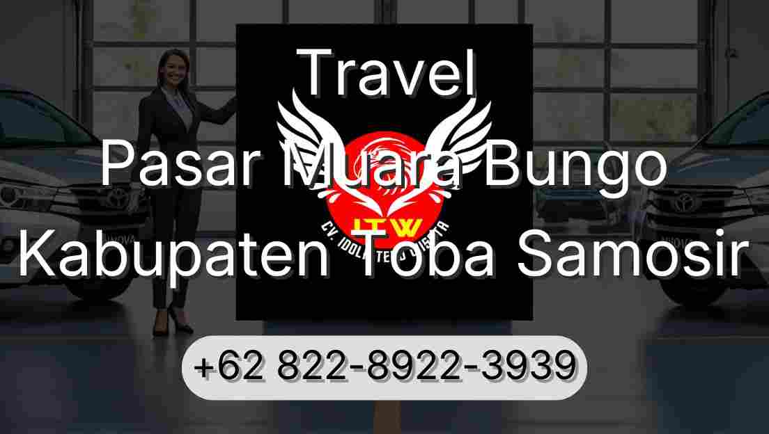 Travel Pasar Muara Bungo Kabupaten Toba Samosir
