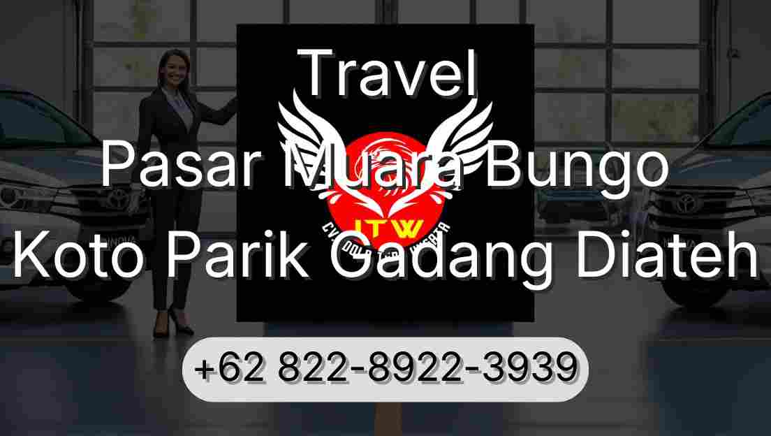 Travel Pasar Muara Bungo Koto Parik Gadang Diateh