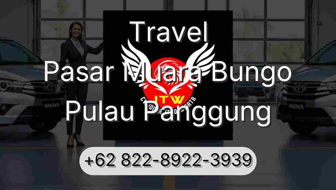 Travel Pasar Muara Bungo Pulau Panggung