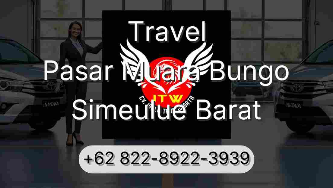 Travel Pasar Muara Bungo Simeulue Barat