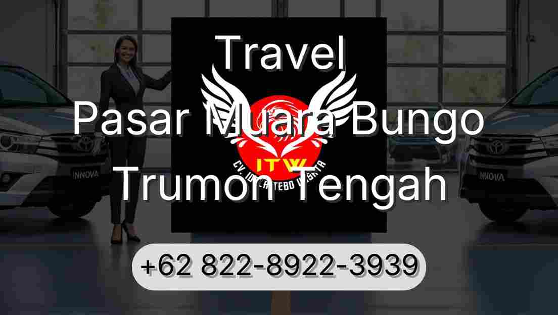 Travel Pasar Muara Bungo Trumon Tengah