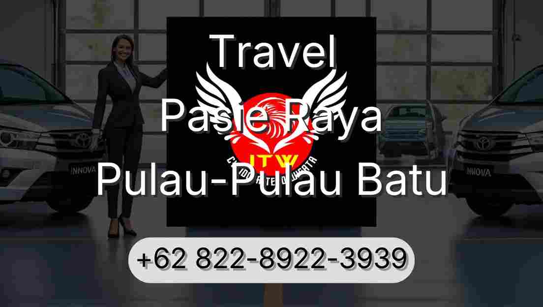 Travel Pasie Raya Pulau-Pulau Batu