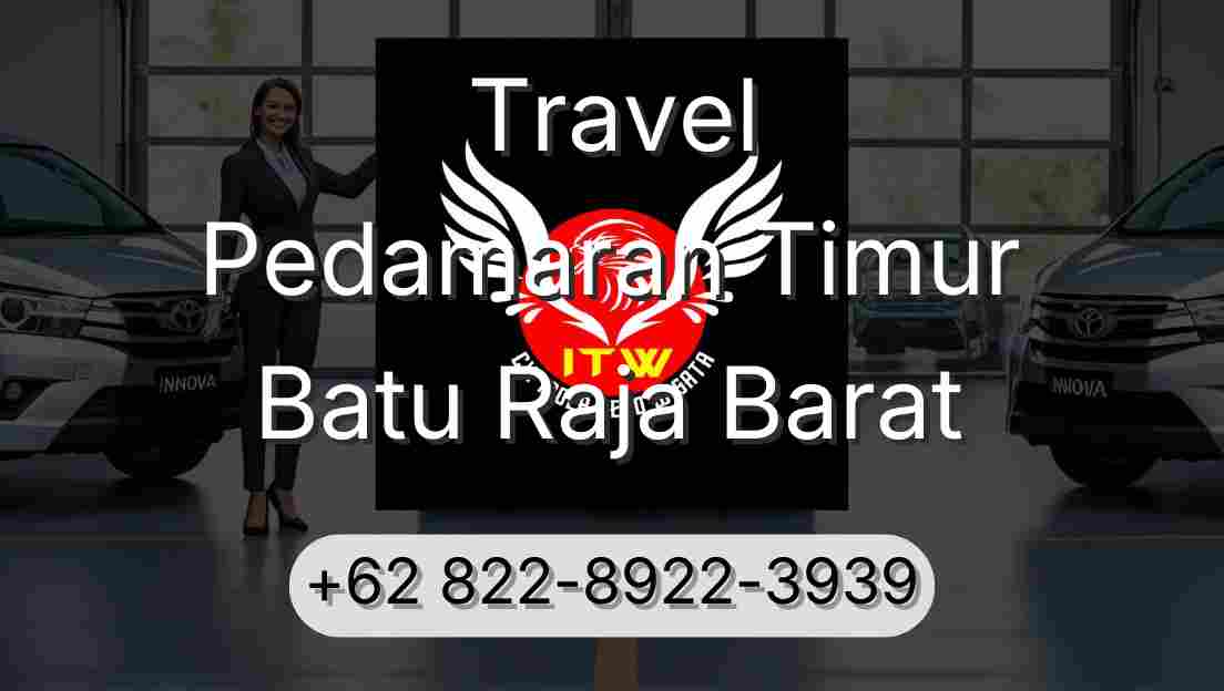 Travel Pedamaran Timur Batu Raja Barat