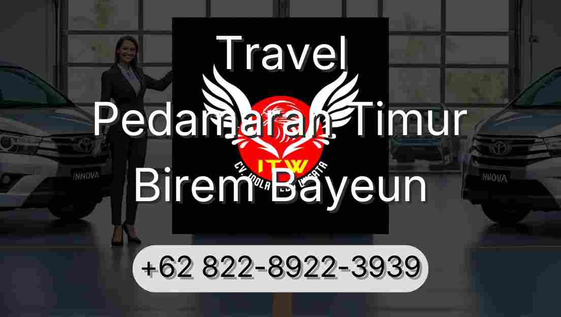 Travel Pedamaran Timur Birem Bayeun