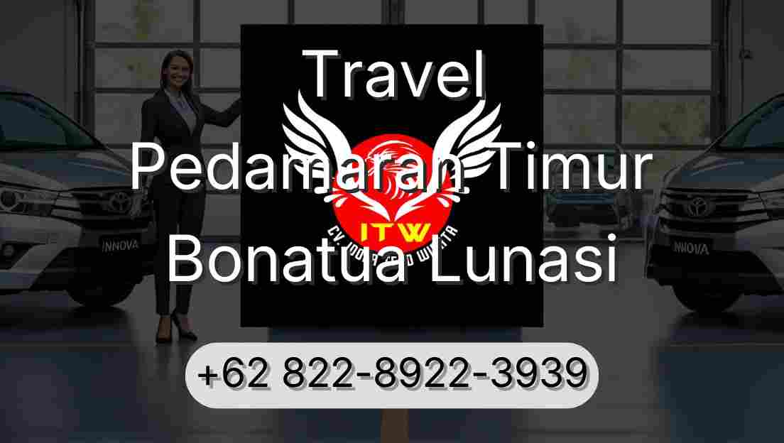 Travel Pedamaran Timur Bonatua Lunasi