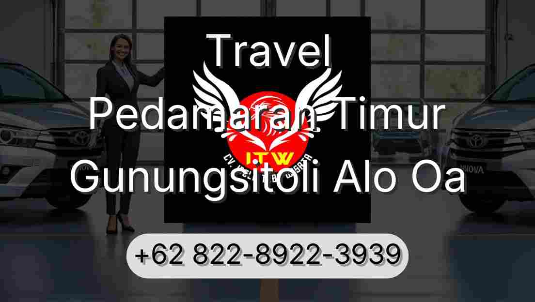 Travel Pedamaran Timur Gunungsitoli Alo Oa