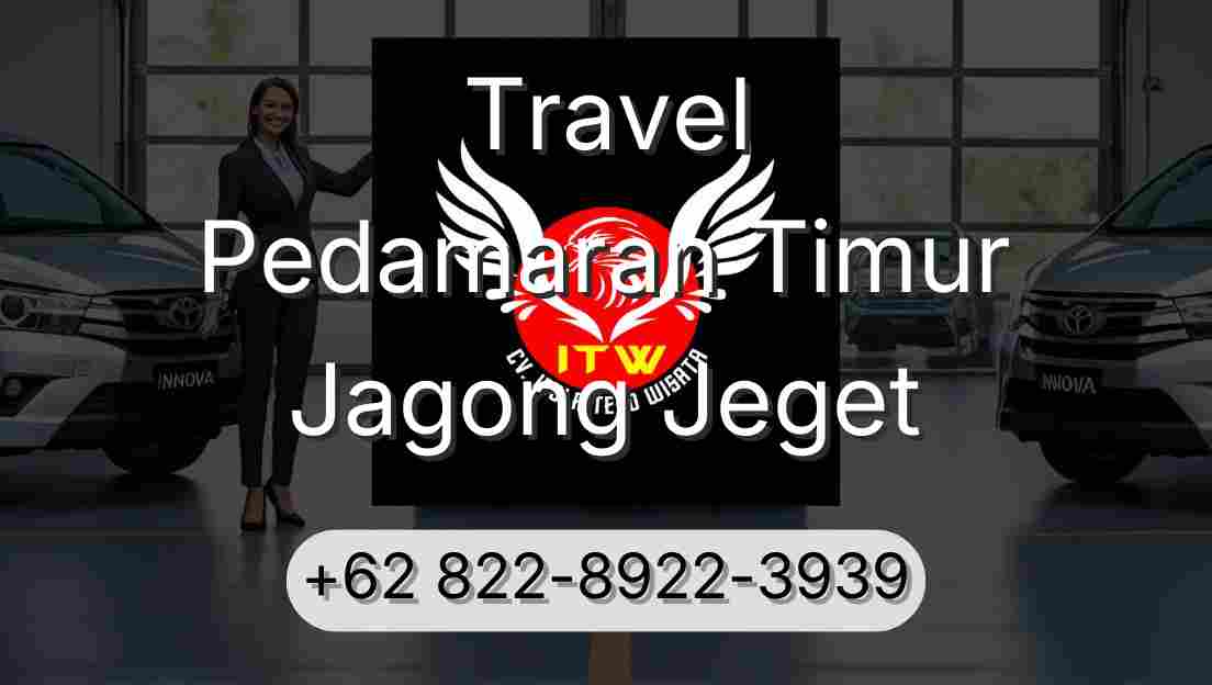 Travel Pedamaran Timur Jagong Jeget