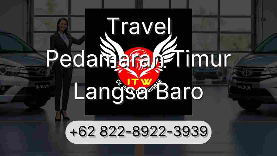Travel Pedamaran Timur Langsa Baro