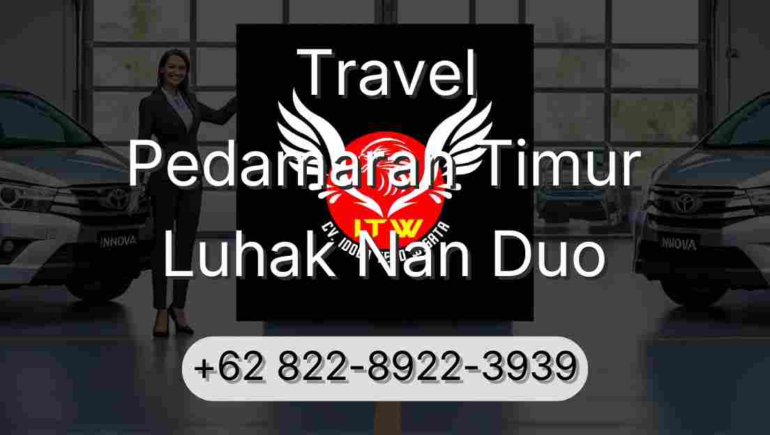 Travel Pedamaran Timur Luhak Nan Duo